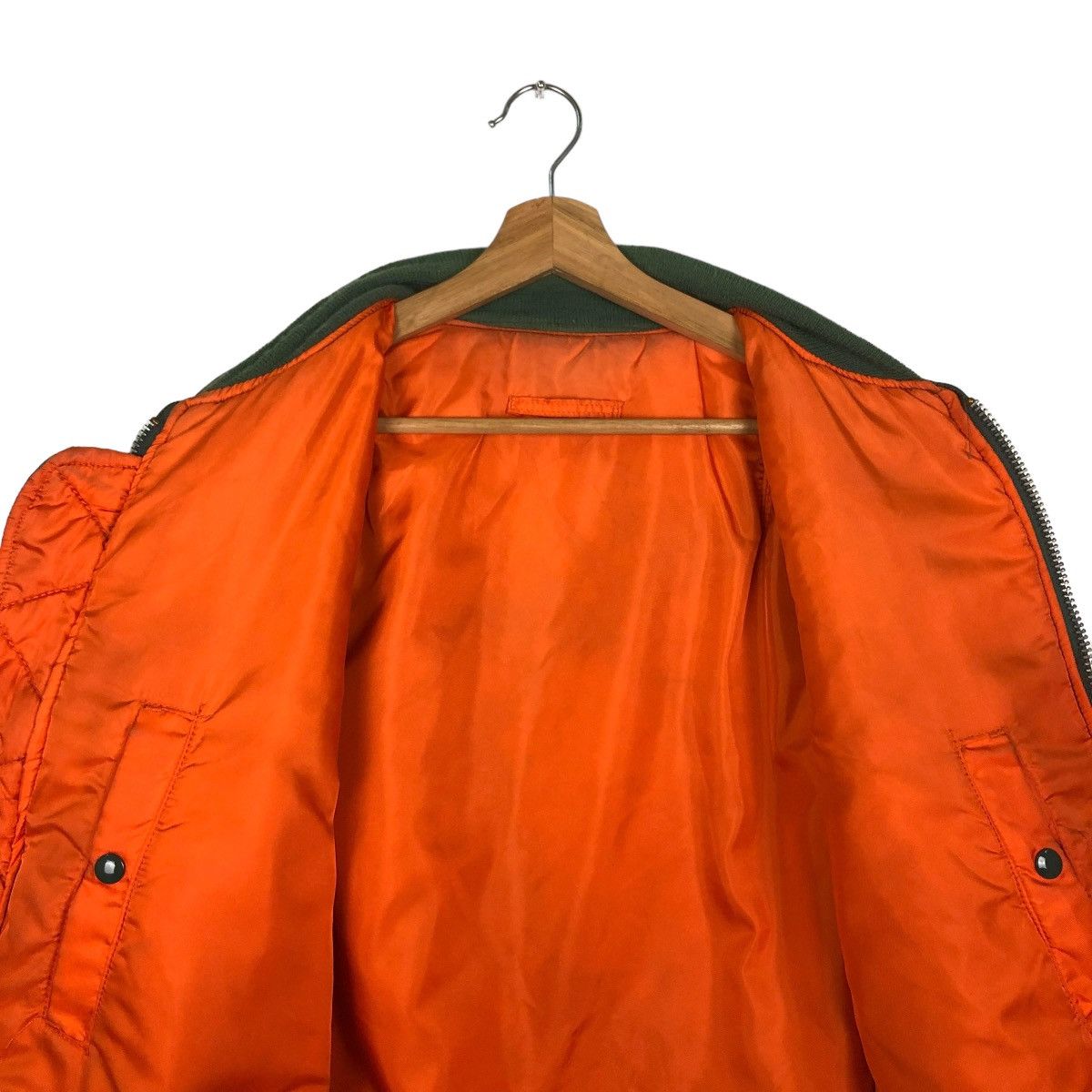 Alpha Industries 🔥VINTAGE MA-1 BOMBER JACKET REVERSIBLE APLHA INDUSTRIES USA Size US M / EU 48-50 / 2 - 13 Thumbnail