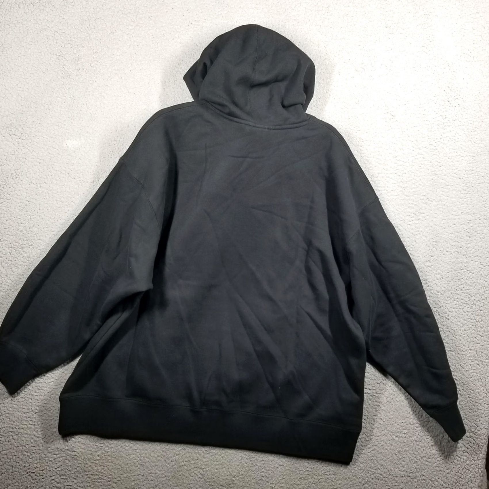 Nike Nike Women's Air Jordan Flight Fleece Pullover Hoodie Black FB5110-010 Large Size L / US 10 / IT 46 - 2 Thumbnail