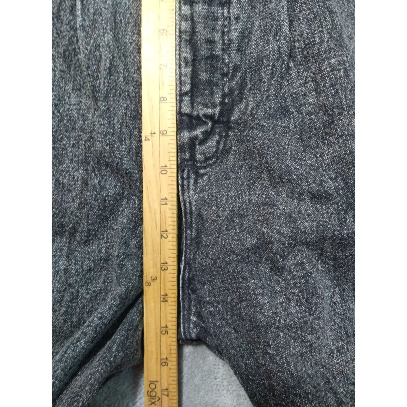 Wrangler VINTAGE Wrangler Jeans Womens 5-Pocket Denim Mom 17 x 34 Black USA 1980s Womens Jeans Size 38" / US 16 / IT 52 - 4 Thumbnail