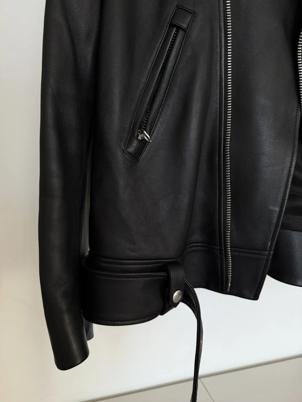 Acne Studios Acne Studios Leather Biker Jacket Mens Size US L / EU 52-54 / 3 - 5 Thumbnail