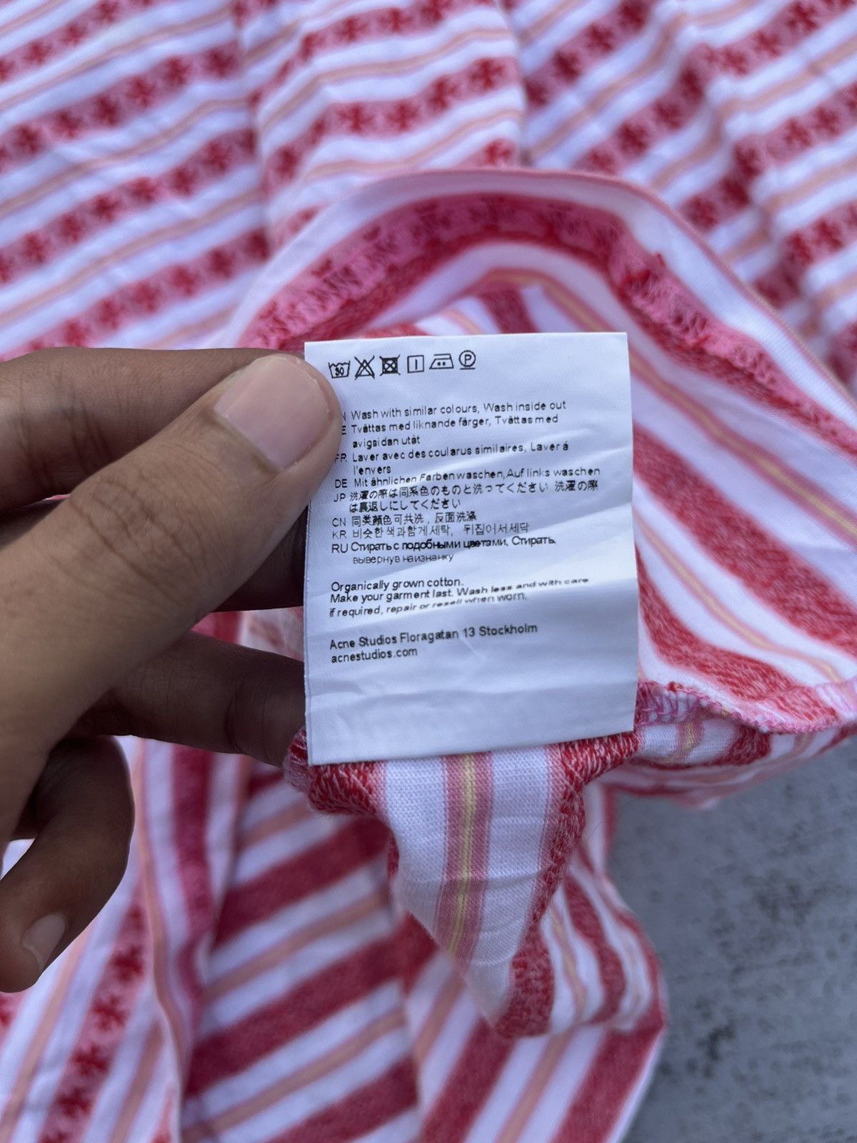 Japanese Brand IT kp Limited Paris Cross Longslevee Pink Y2K Tag Acne Size US S / EU 44-46 / 1 - 4 Thumbnail
