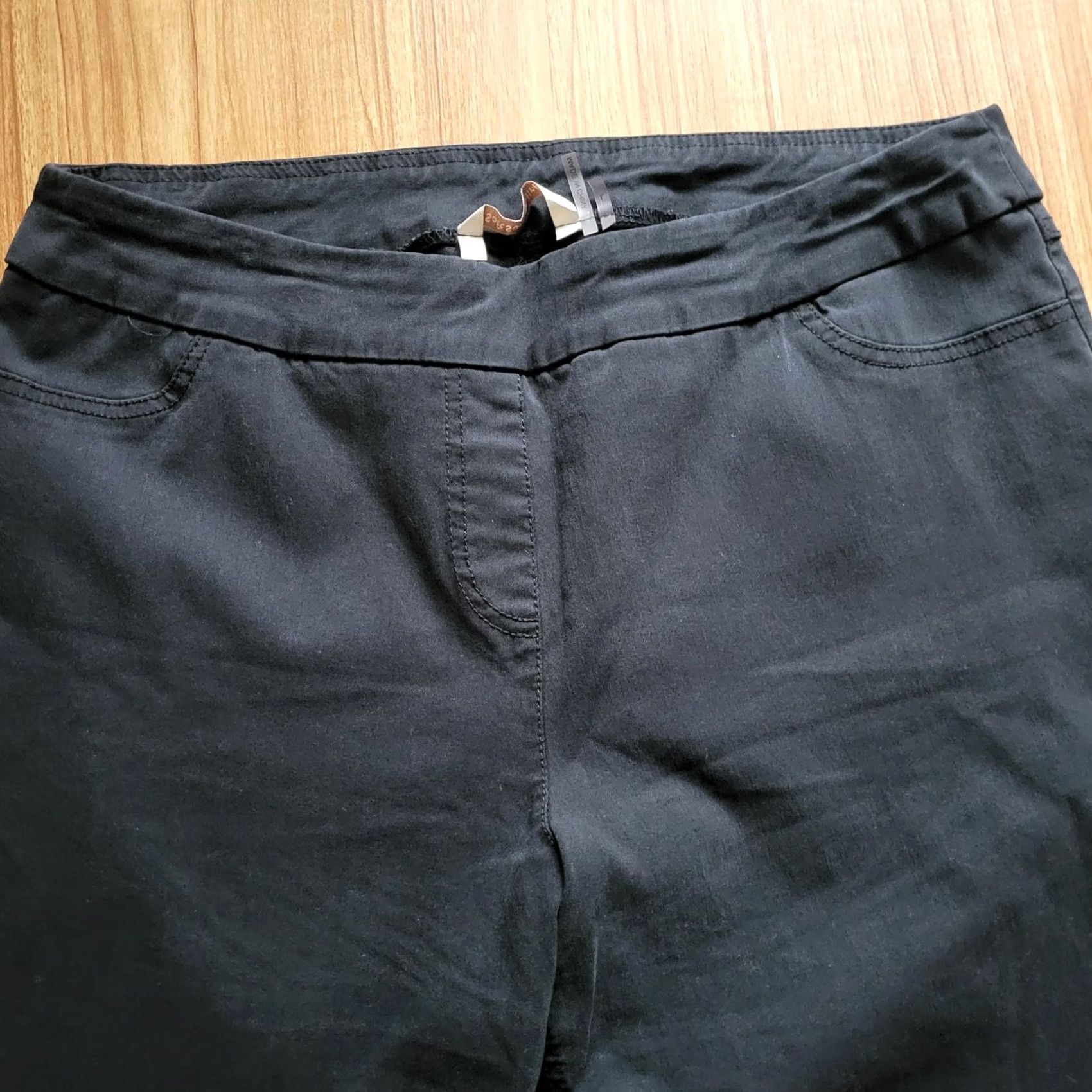 Soft Surroundings Soft Surroundings Jeans Women Large Black Skinny Elastic Waist High Rise Cotton Rayon Long Inseam 26 in Regular Fit Size 36" / US 14 / IT 50 - 3 Thumbnail