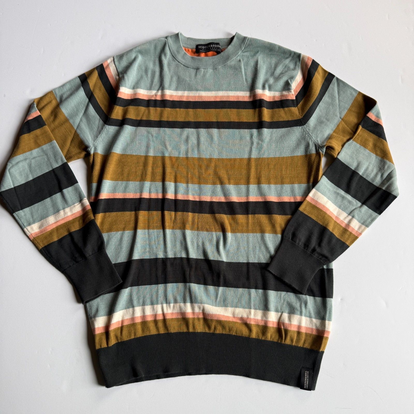 Scotch & Soda Scotch & Soda Knitwear Striped Multi-color Crewneck Sweater Size US M / EU 48-50 / 2 - 1 Thumbnail