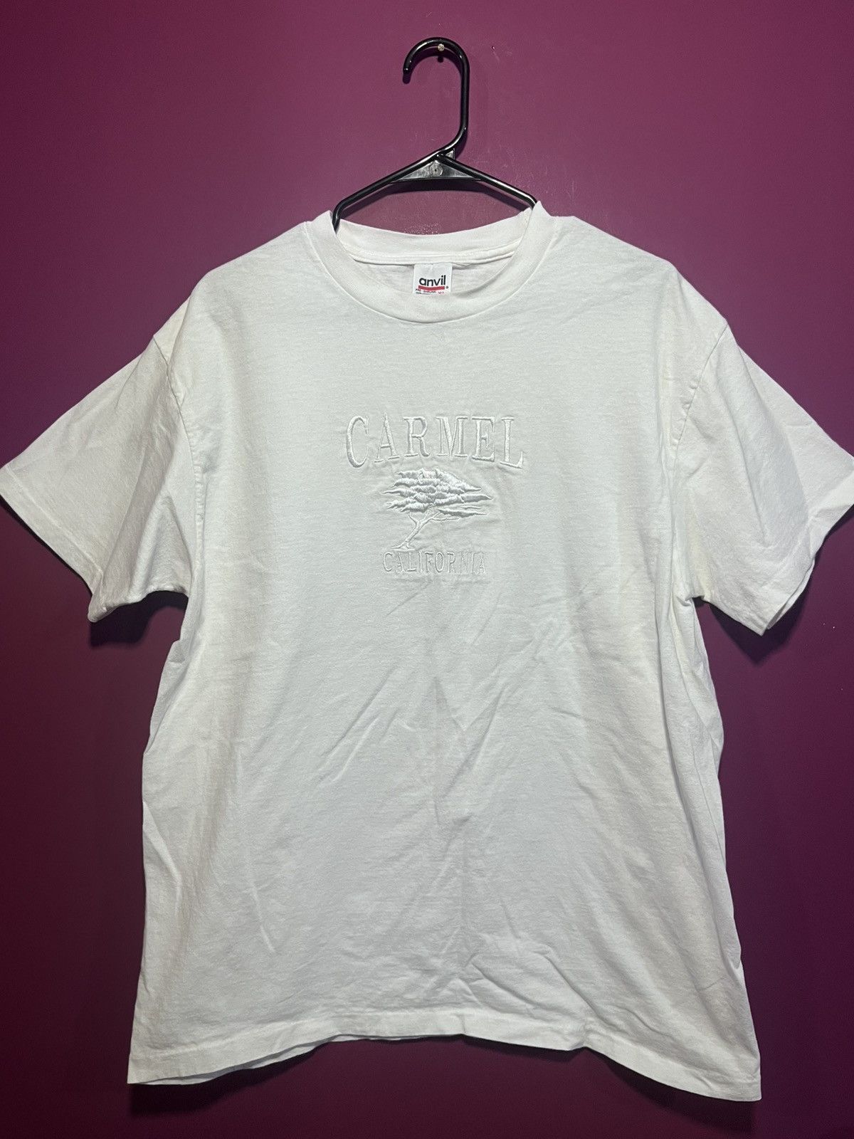 Anvil Carmel California embroidery tee Size US XL / EU 56 / 4 - 1 Thumbnail