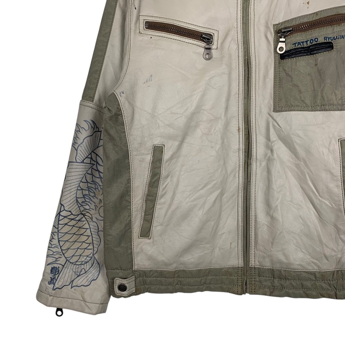 Japanese Brand Japanese Brand G-Stage Custom Art Tattoo Studio Biker Jacket Size US M / EU 48-50 / 2 - 4 Thumbnail