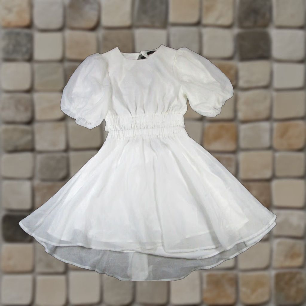 Lulus Lulus Dress Womens Adult S White Blouson Formal Wedding Size S / US 4 / IT 40 - 1 Thumbnail