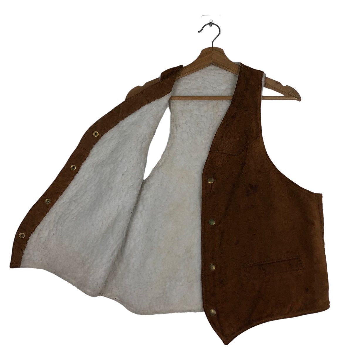 Genuine Leather 🔥Vintage Genuine Leather Vest Jacket Japan Size US M / EU 48-50 / 2 - 4 Thumbnail