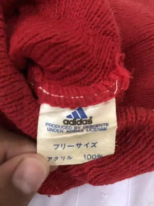 Adidas Vintage Adidas Big Logo beanie Size ONE SIZE - 4 Thumbnail
