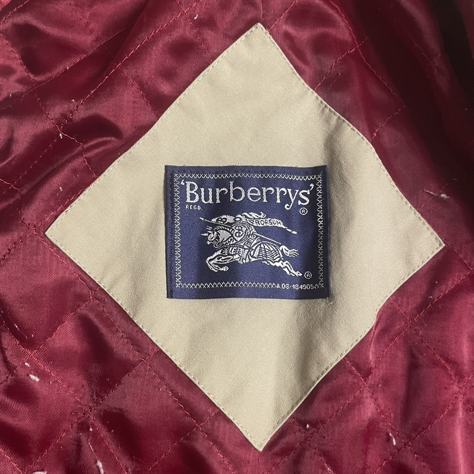 Burberry vintage Burberry Trench Coat winter jacket COTTON WAX Beige Size US L / EU 52-54 / 3 - 6 Thumbnail