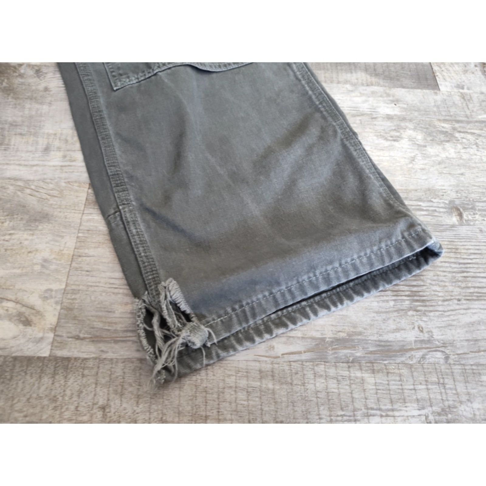 Carhartt VINTAGE Carhartt Men's Workwear Pants 38x34 Canvas Double Knee Cargo Relaxed Fit Green Size US 38 / EU 54 - 3 Thumbnail