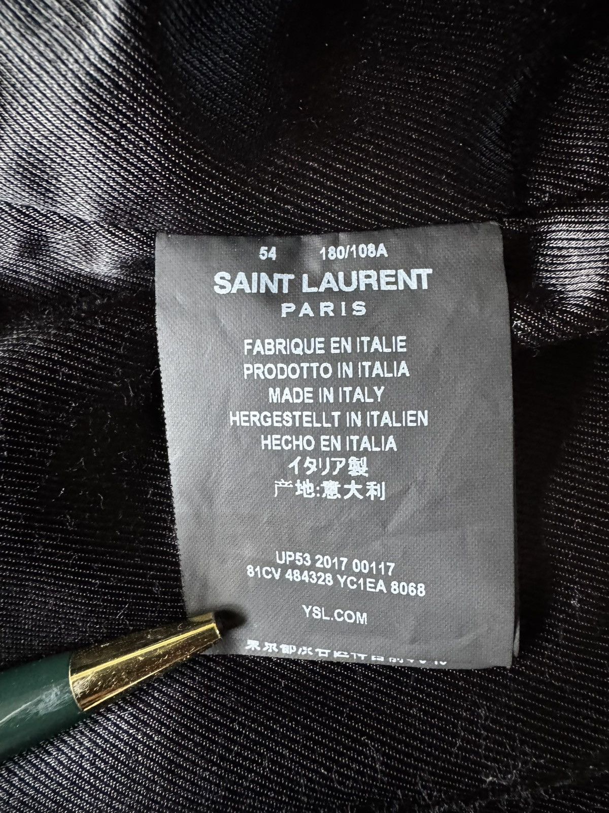 Saint Laurent Paris Saint Laurent Paris L01 Jacket 54 Size US L / EU 52-54 / 3 - 6 Thumbnail