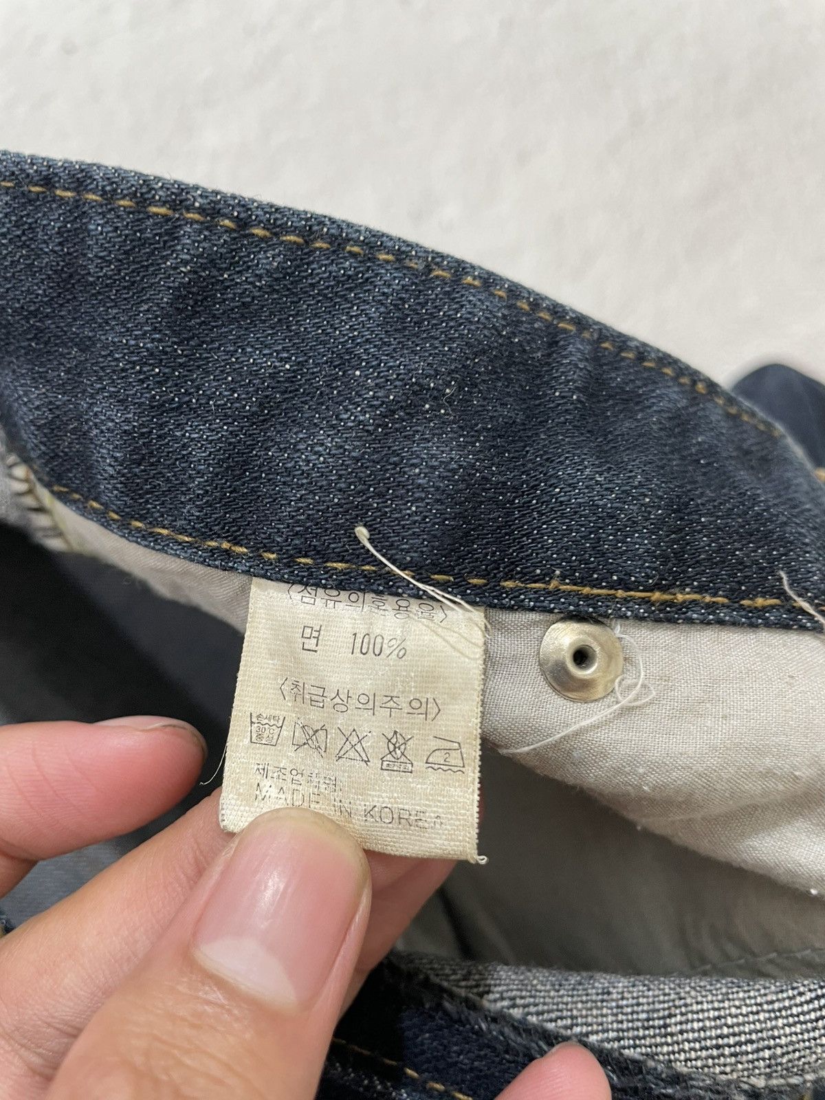 If Six Was Nine 2000s Zero-G Distressed Fading Denim Y2K Size US 32 / EU 48 - 7 Thumbnail