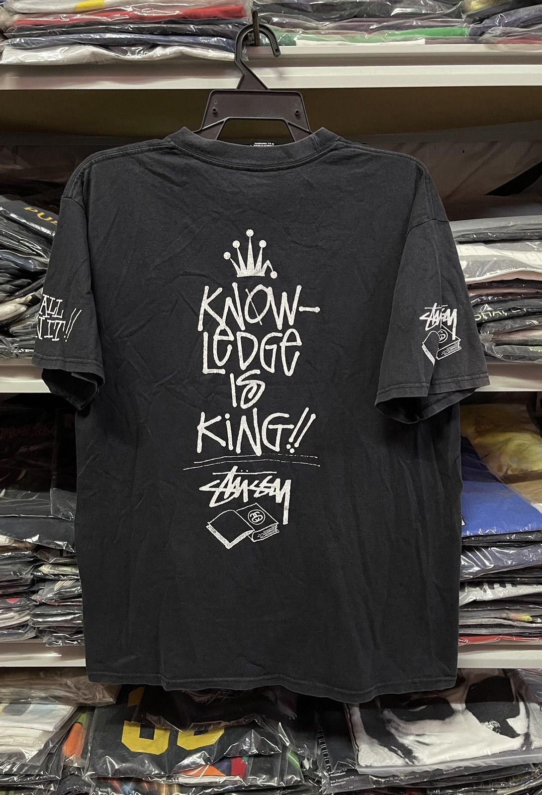 Stussy Vintage Y2K Stussy " Knowledge Is King "🔥🔥🔥 Size US L / EU 52-54 / 3 - 7 Thumbnail
