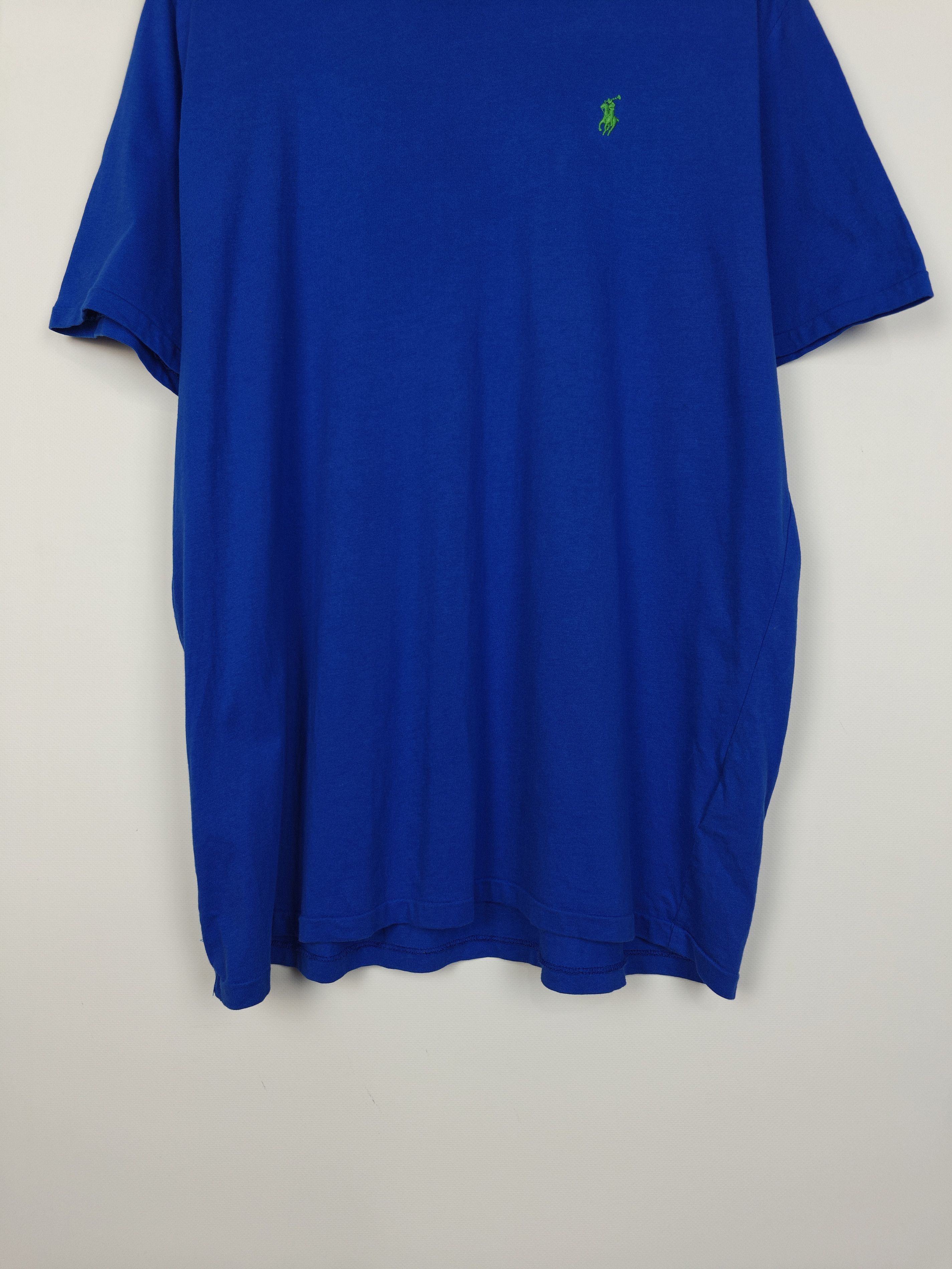 Polo Ralph Lauren Polo Ralph Lauren T-Shirt Small Logo Crewneck Blue XXL Size US XXL / EU 58 / 5 - 3 Thumbnail