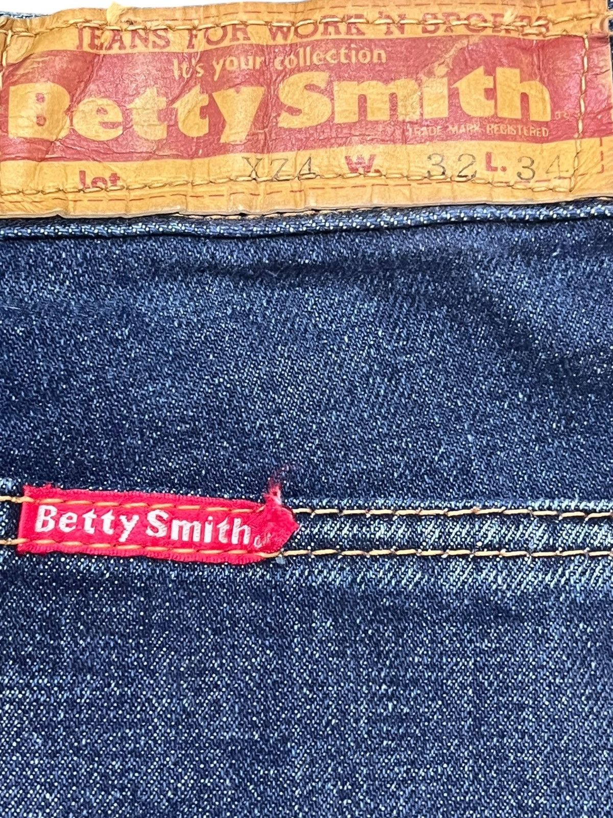 Japanese Brand Vintagw Betty Smith Flare Bell Bottom ButtonFly Denim Size US 29 - 8 Thumbnail