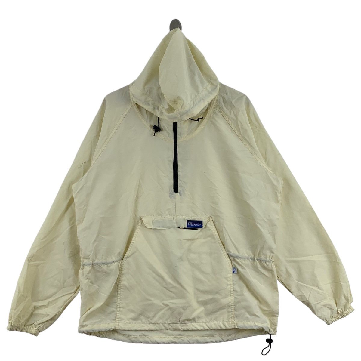 Penfield × Vintage Vintage PENFIELD USA Hooded Cream Half Zipper Light Jacket Size US M / EU 48-50 / 2 - 1 Thumbnail