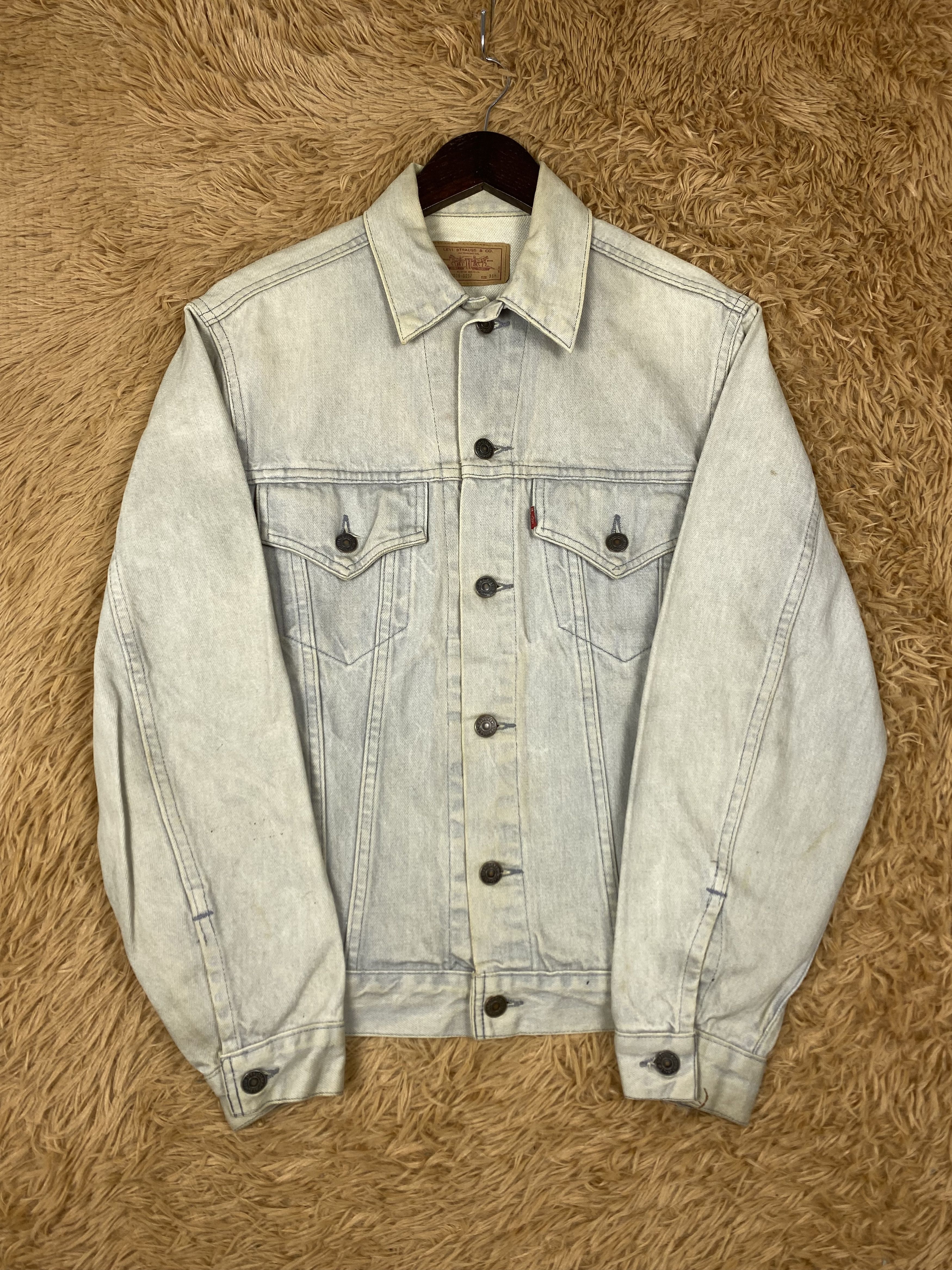Levi's Vintage Levi's Denim Faded Jacket DJ0666 Size US S / EU 44-46 / 1 - 4 Thumbnail
