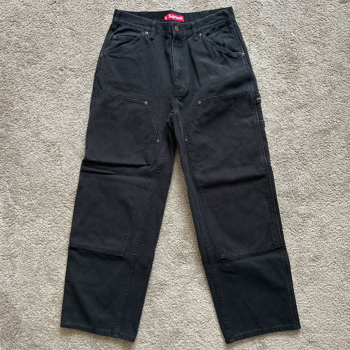 Supreme Supreme Double Knee Painter Jean Black Size US 30 / EU 46 - 1 Thumbnail