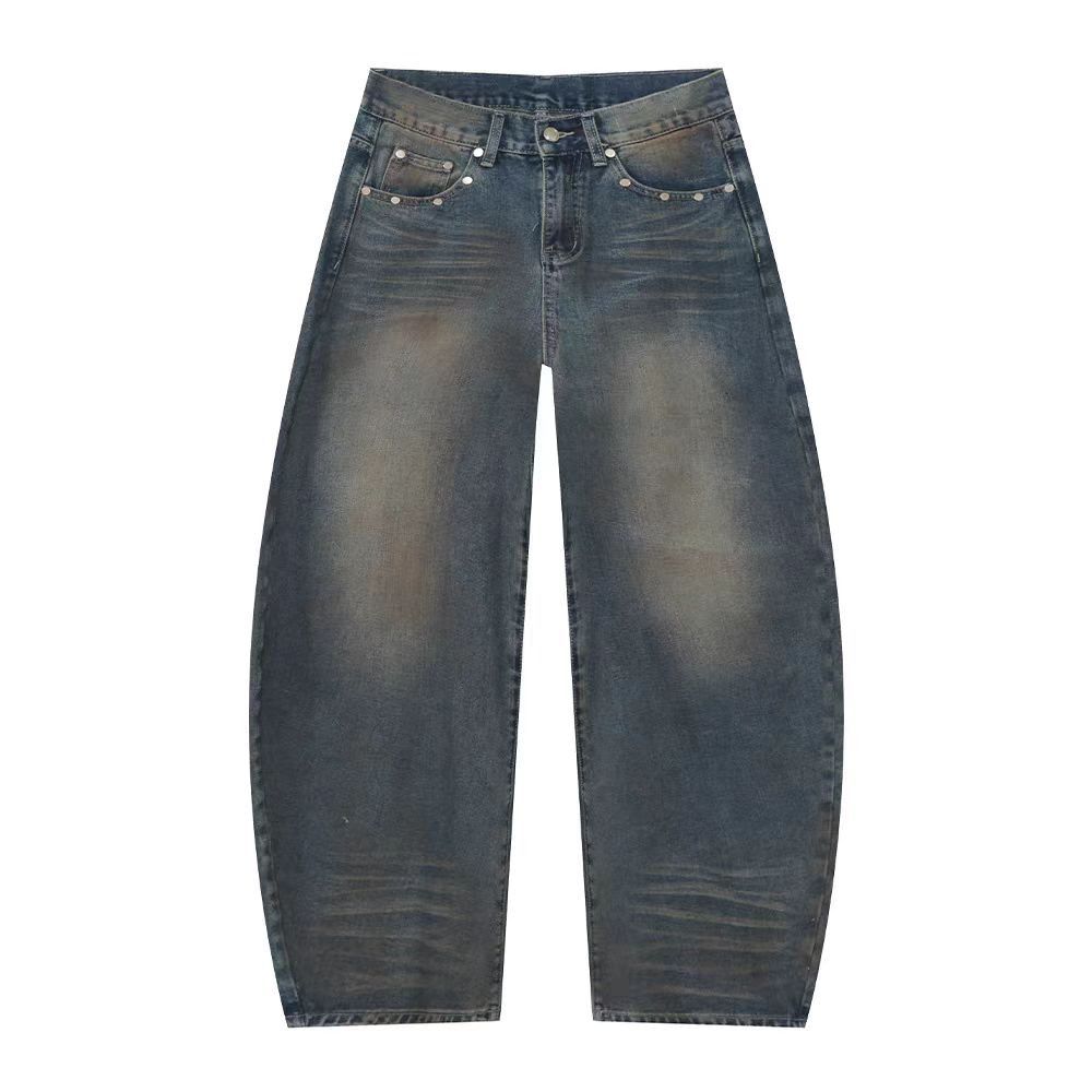 Japanese Brand × Jean Street machete distressed baggy jeans Size US 30 / EU 46 - 1 Thumbnail