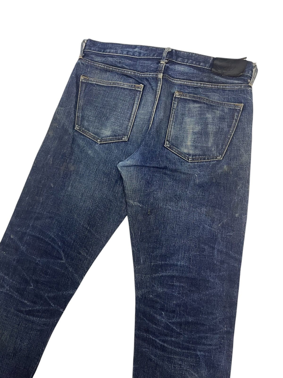 Blue Blue Japan × Japan Blue Distressed Japan Blue Jeans Selvedges Jeans Size US 32 / EU 48 - 7 Thumbnail