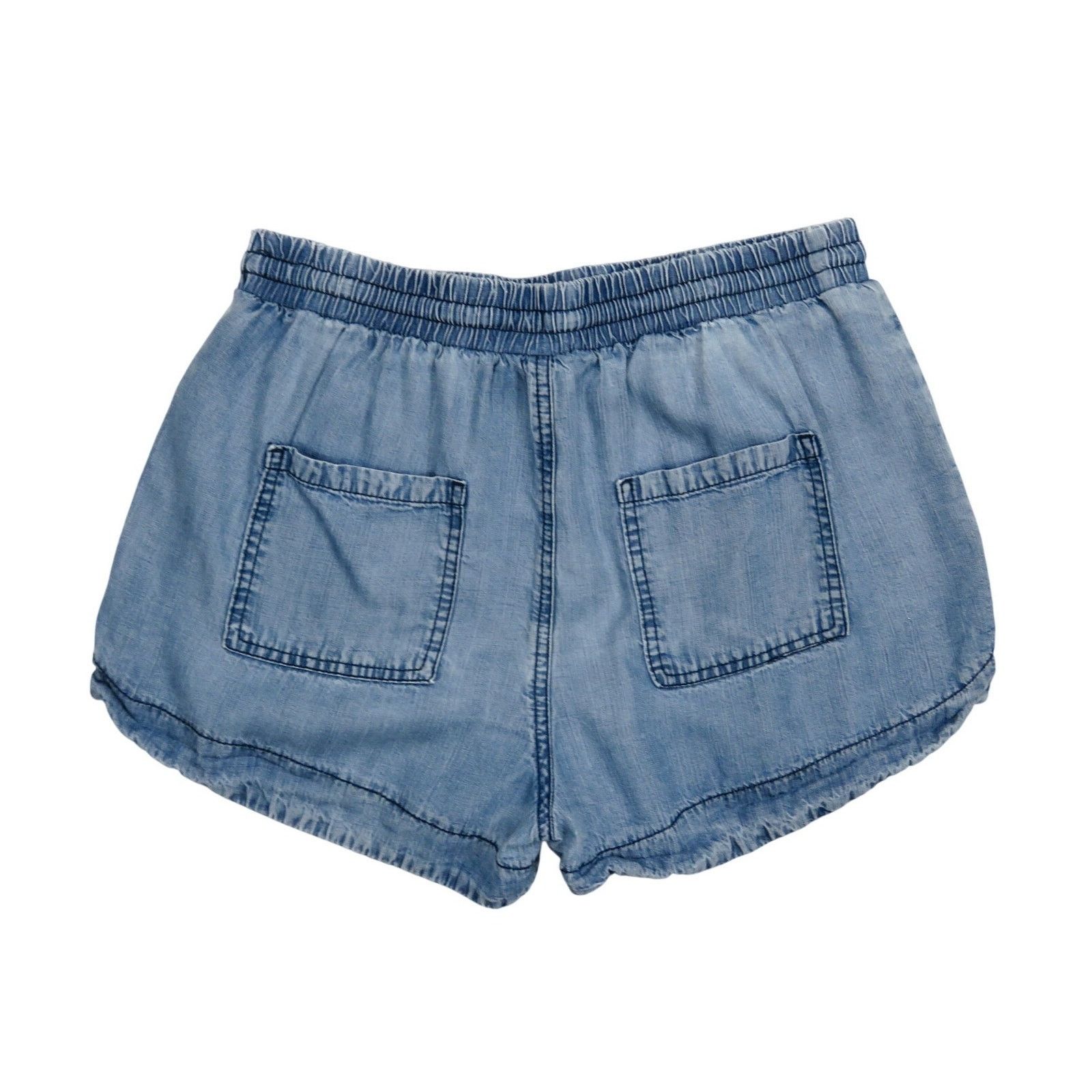 Target Basics Universal Thread Blue Denim Pull-On Drawstring Shorts Small Size 27" / US 4 / IT 40 - 3 Thumbnail