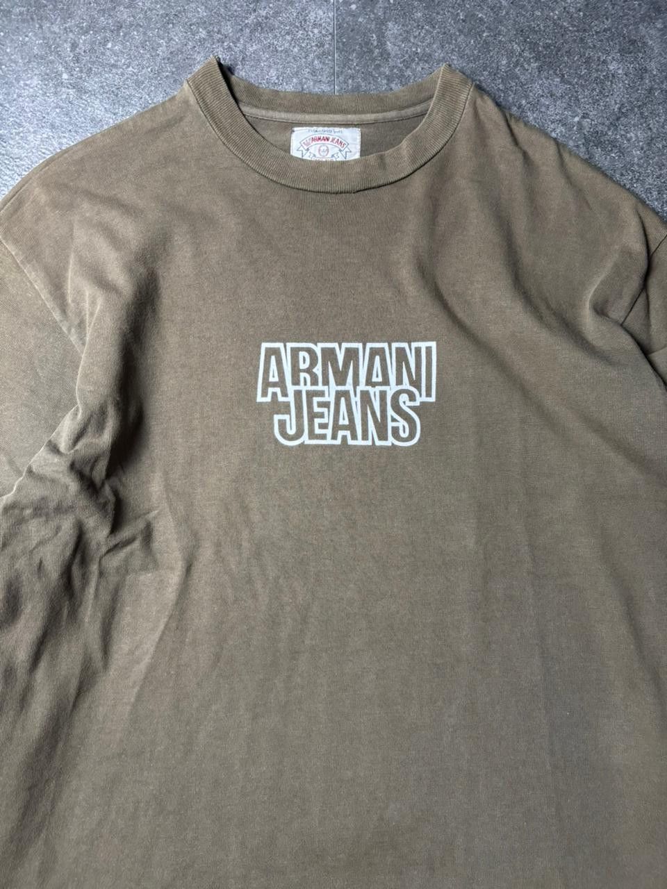 Giorgio Armani 1990s Armani Jeans Giorgio Armani Longsleeve Tshirt Size US L / EU 52-54 / 3 - 2 Thumbnail