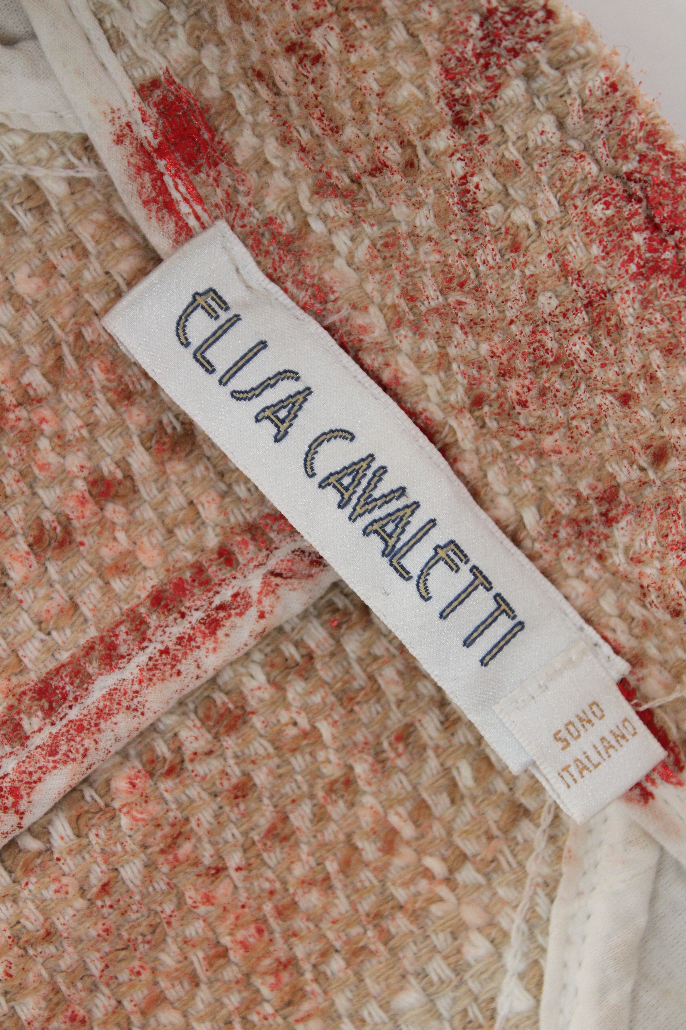 Elisa Cavaletti Elisa Cavaletti Archival Textured Boho Artisan Jacket Unique Size L / US 10 / IT 46 - 10 Thumbnail