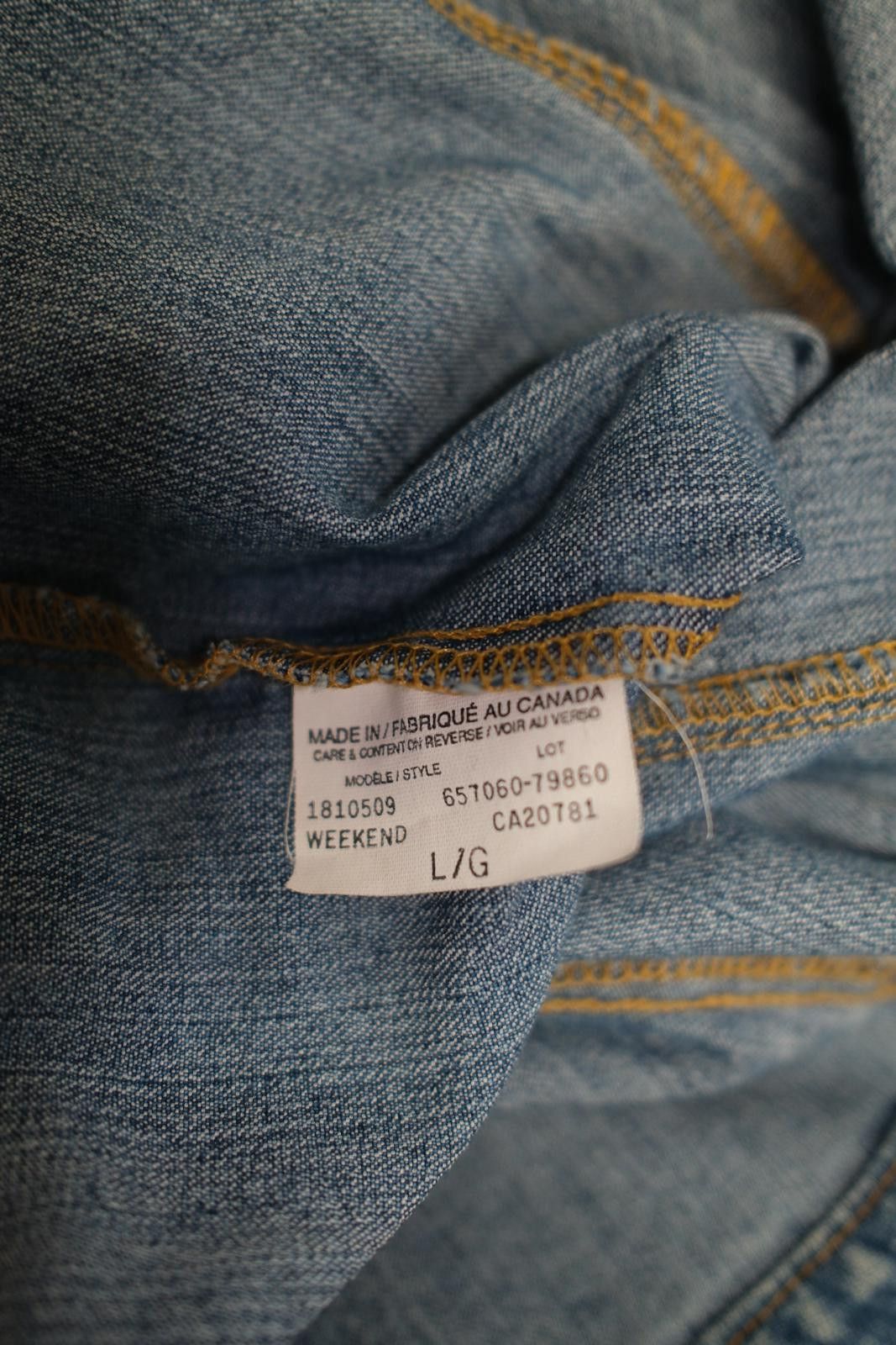 Tommy Hilfiger 00's Tommy Hilfiger Denim Trucker Denim Jacket Size L / US 10 / IT 46 - 6 Thumbnail