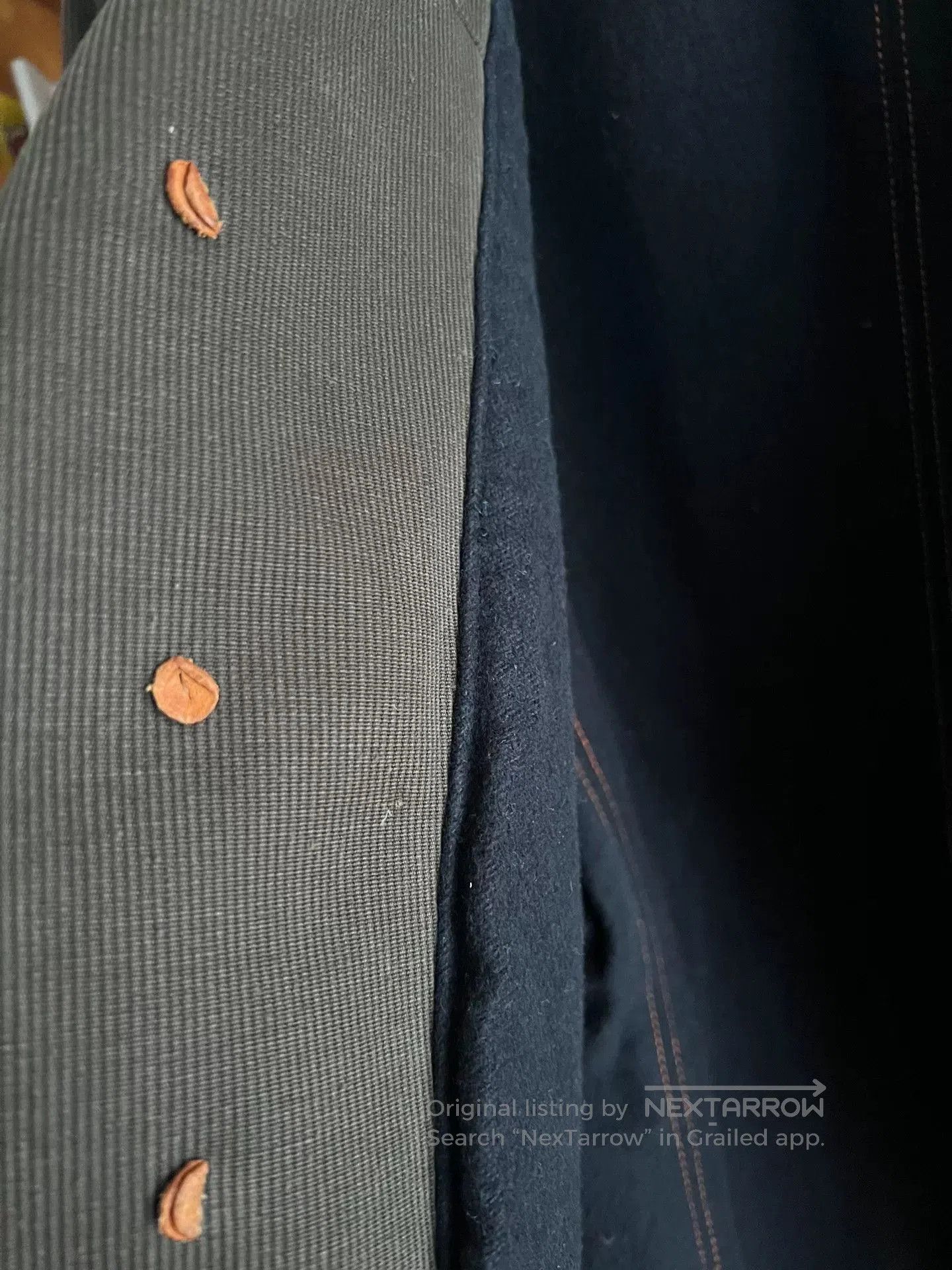 Japanese Brand Olive Green Wool Lined Blazer Jacket. Size US XL / EU 56 / 4 - 6 Thumbnail