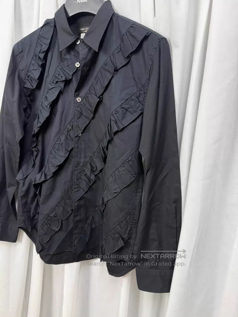 Comme des Garcons Comme Des Garcons Spiral ruffle detail shirt| Size US XS / EU 42 / 0 - 2 Thumbnail