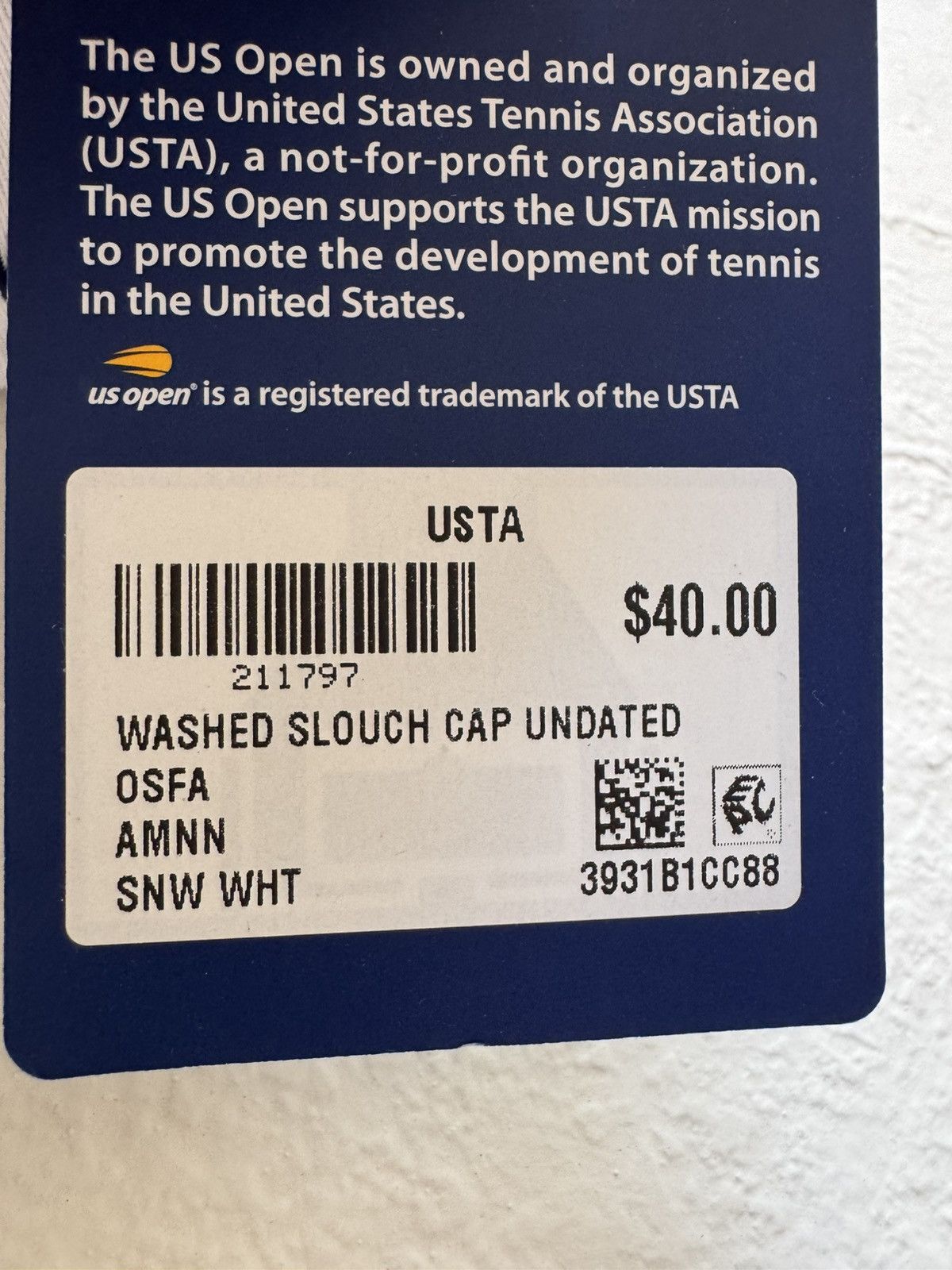 Other 2025 US Open Slouch Cap Size ONE SIZE - 4 Thumbnail