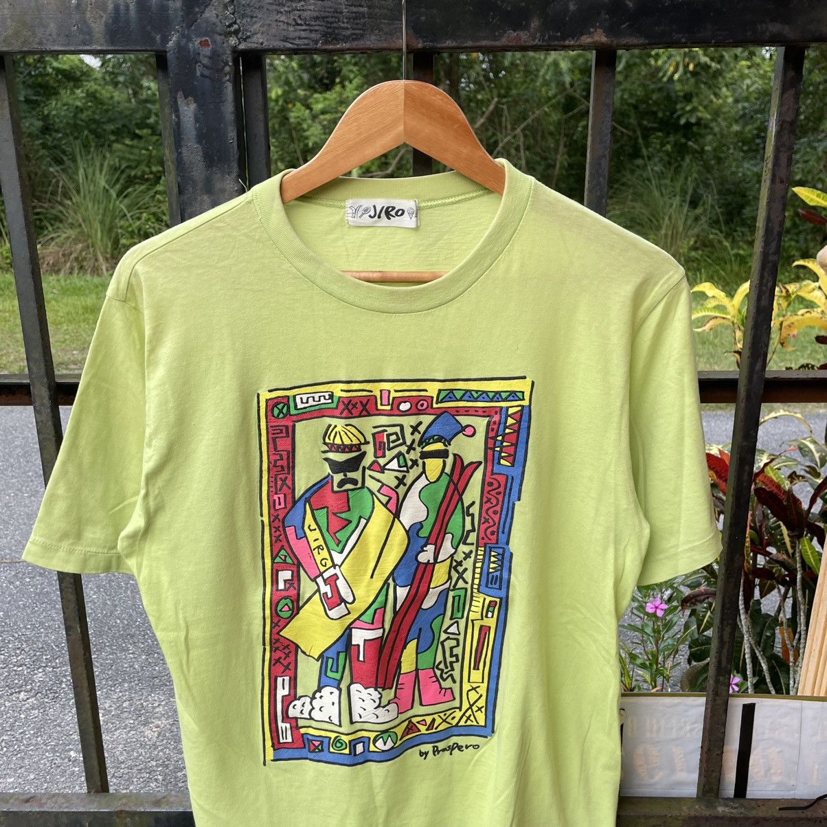 Art Comes First 🔥Vintage 90s Jiro By Prospero Multicolour Nice Pop Art Tee Size US M / EU 48-50 / 2 - 3 Thumbnail