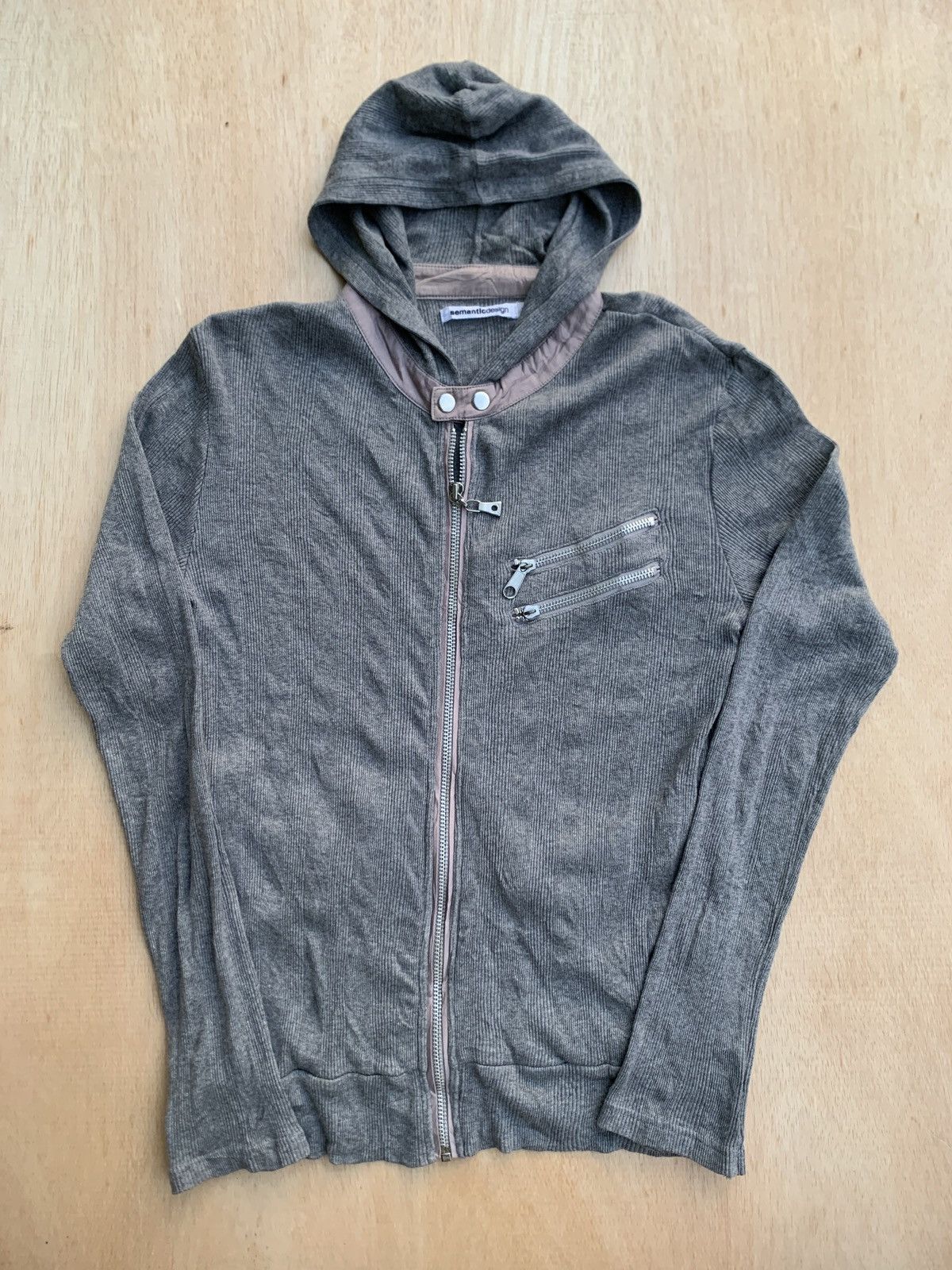 image of Semantic Design Hoodie in Grey, Women's (Size Medium)