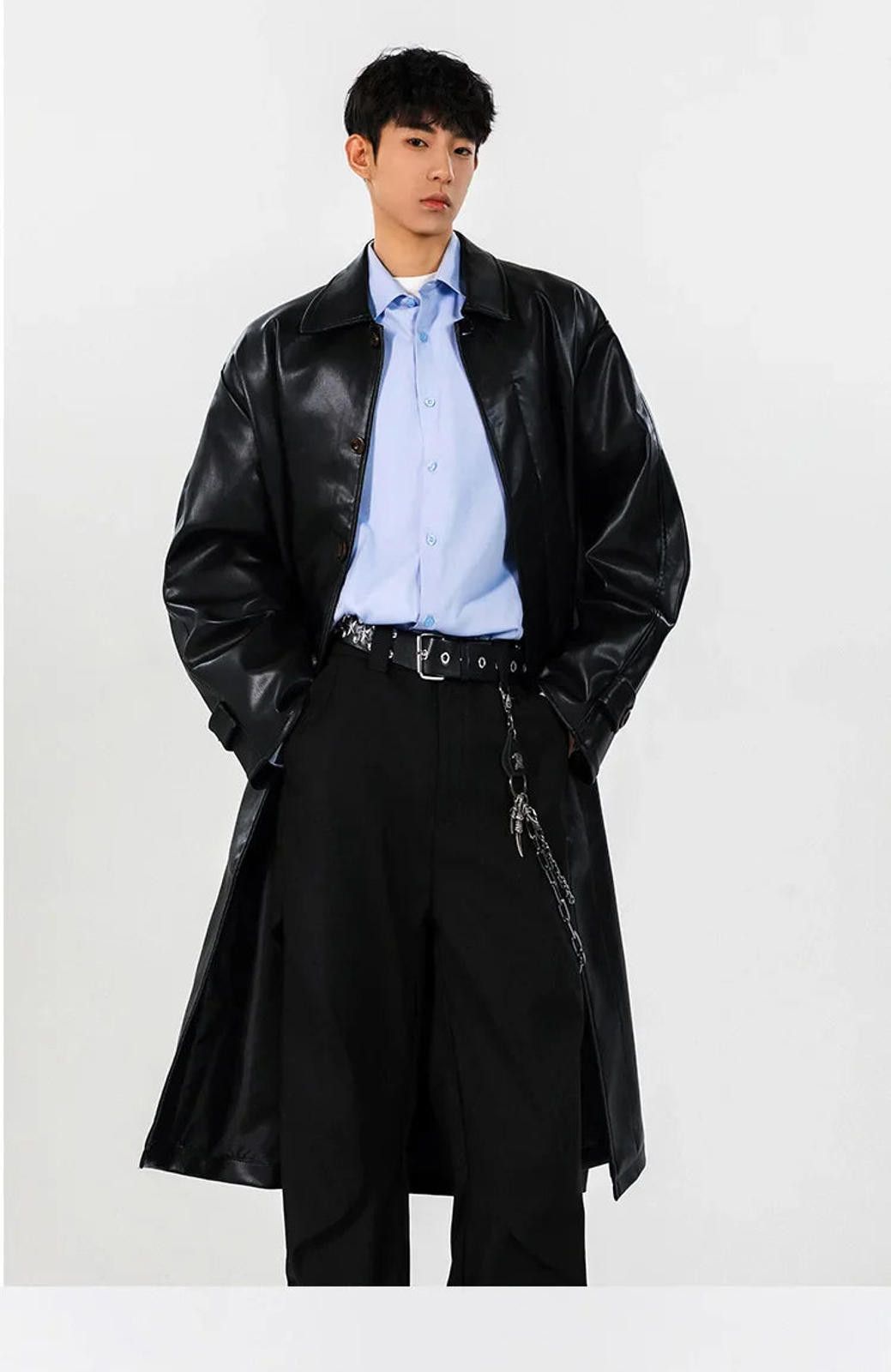 Other Faux Leather Trench Coat Size US M / EU 48-50 / 2 - 9 Thumbnail