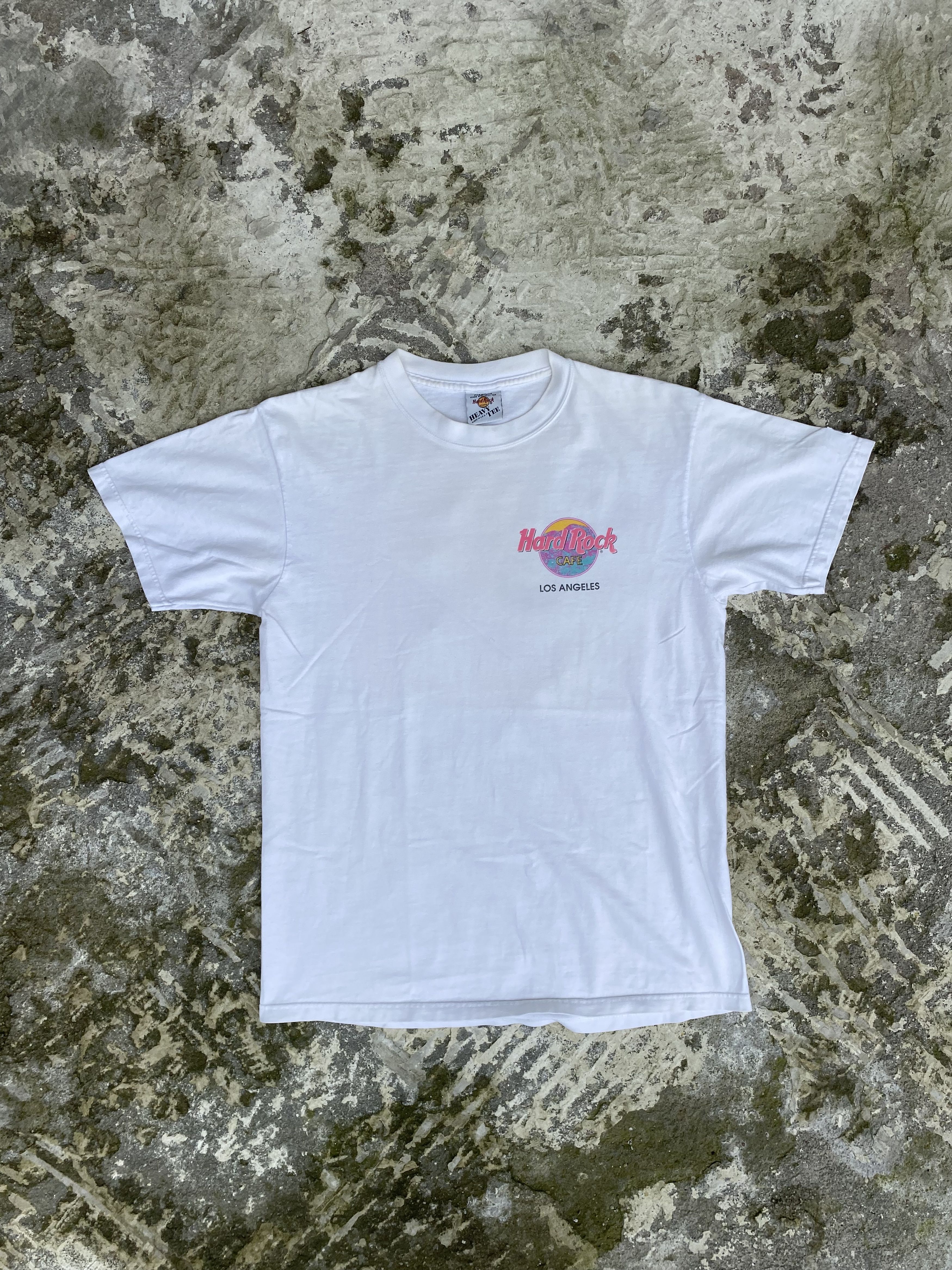 Hard Rock Cafe VINTAGE GARD ROCK CAFE LOS ANGELES HEAVY TEE MADE IN USA Size US M / EU 48-50 / 2 - 2 Thumbnail