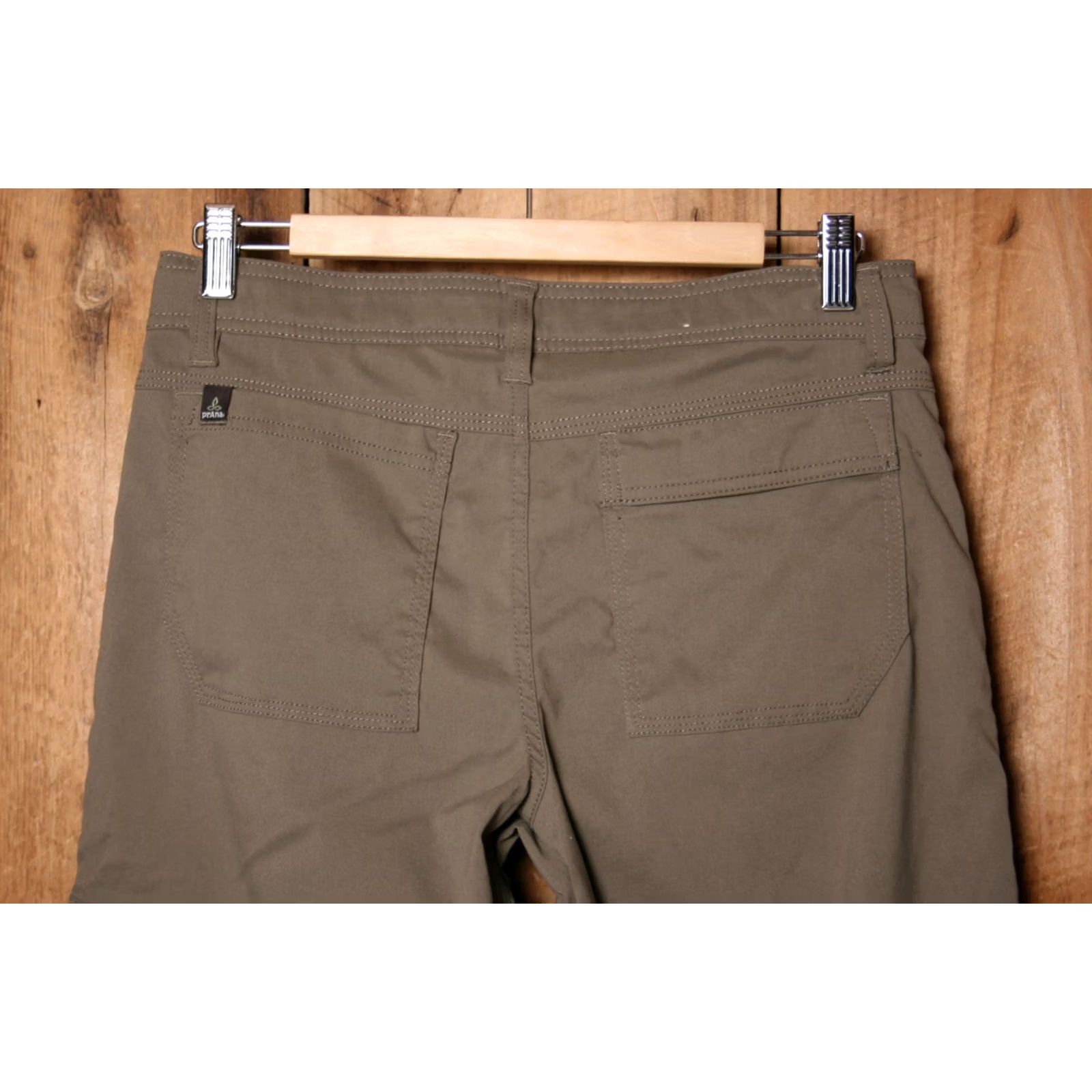 Prana prAna Zion Beige Stretch Nylon Roll-Up Cargo Pants Sz 30 Mens Inseam 29.5" Belted Size US 30 / EU 46 - 6 Thumbnail