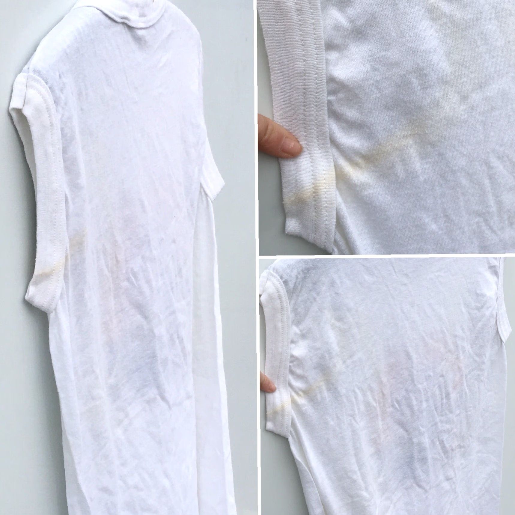 Vintage VINTAGE DG Sportswear T-Shirt Sleeveless V Neck Tee 80s 1980s Punk White L Unisex Mens Women Graphic Tee Size US L / EU 52-54 / 3 - 7 Thumbnail