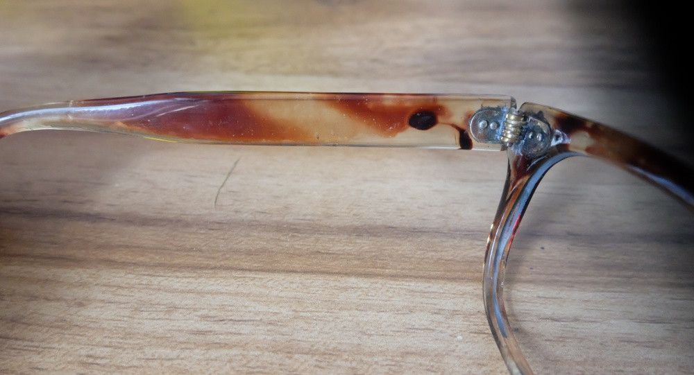 MCM Vintage MCM Peacock Glasses Brown Speckled Size ONE SIZE - 6 Thumbnail