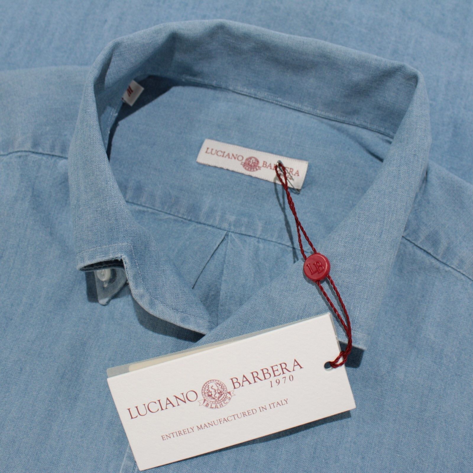 Luciano Barbera Luciano Barbera New with tags Shirt Size M US In Blue Size US M / EU 48-50 / 2 - 1 Thumbnail