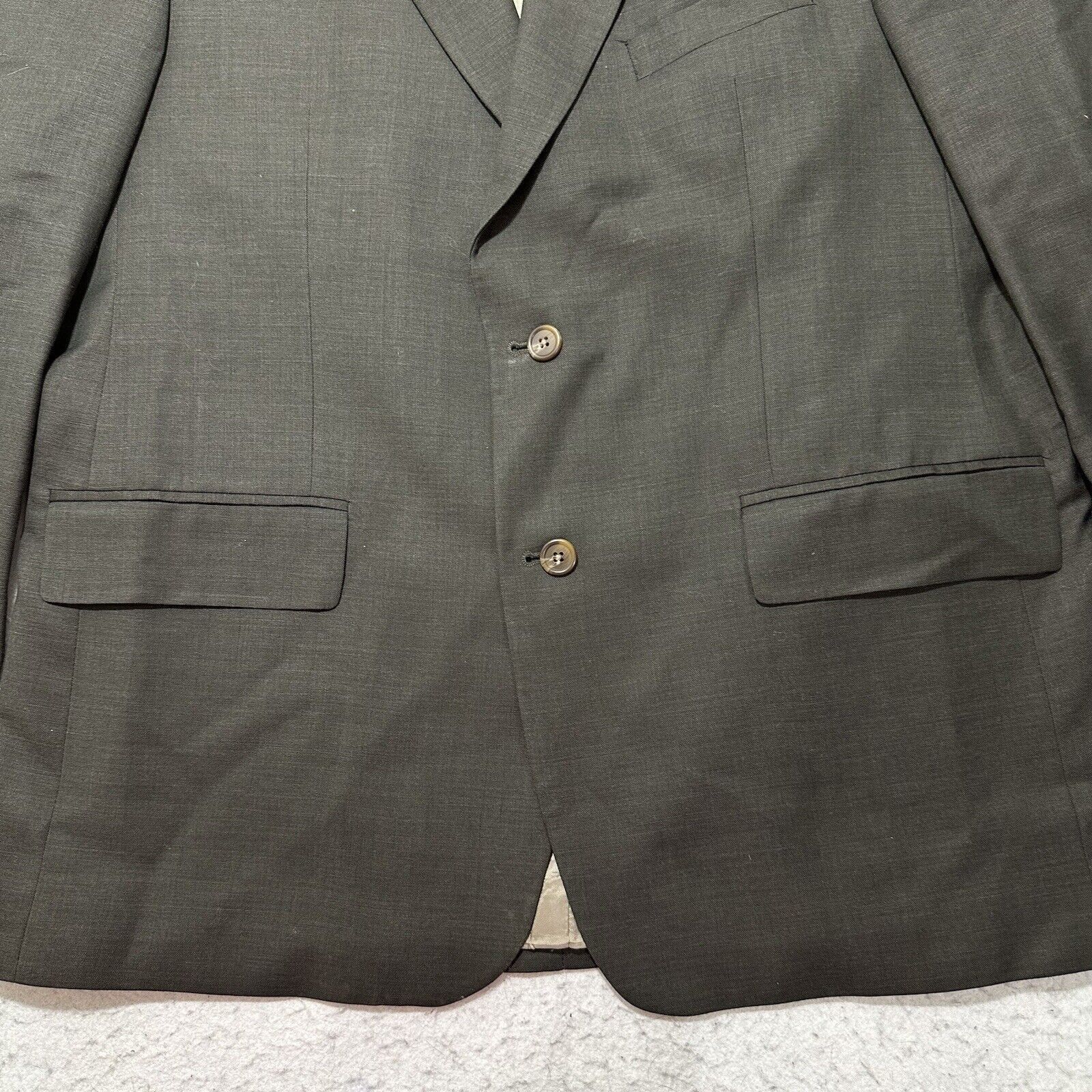 Ralph Lauren Ralph Lauren 46R Wool + Cashmere Suit Jacket Dark Brown Coat Size 46R - 3 Thumbnail