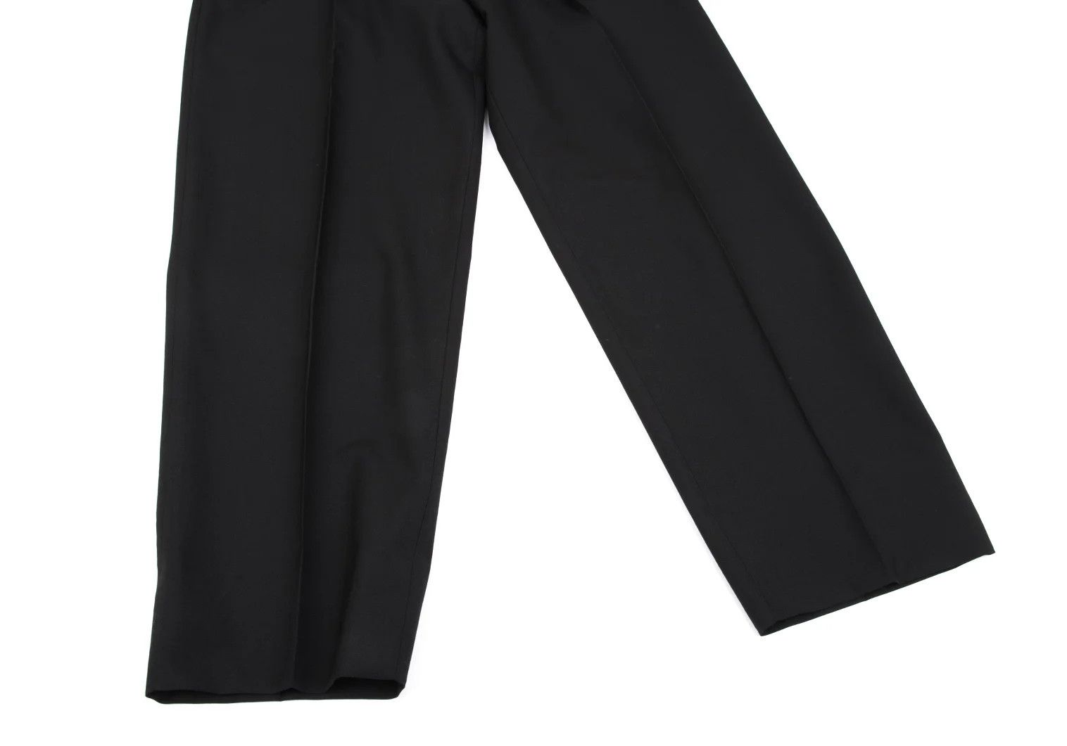 Yohji Yamamoto Yohji Yamamoto Wool Two-Tuck Pants Black 4 Size US 34 / EU 50 - 5 Thumbnail