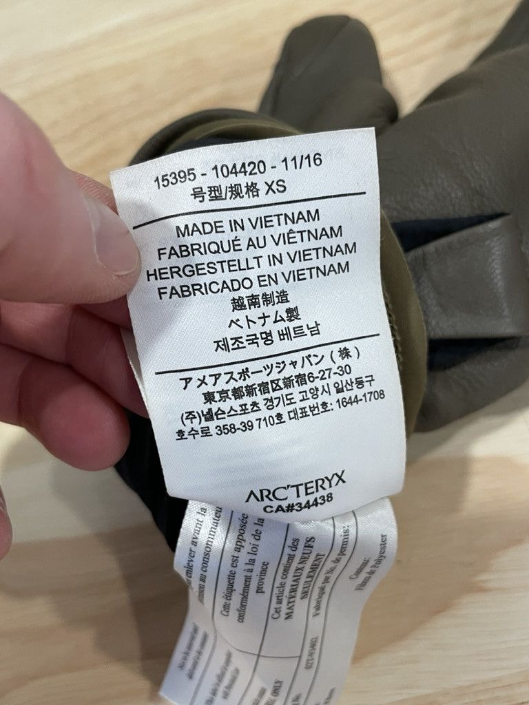Arc'teryx XS ARCTERYX LEAF Cold WX AR Insulated Goat Leather Gloves Size ONE SIZE - 13 Thumbnail