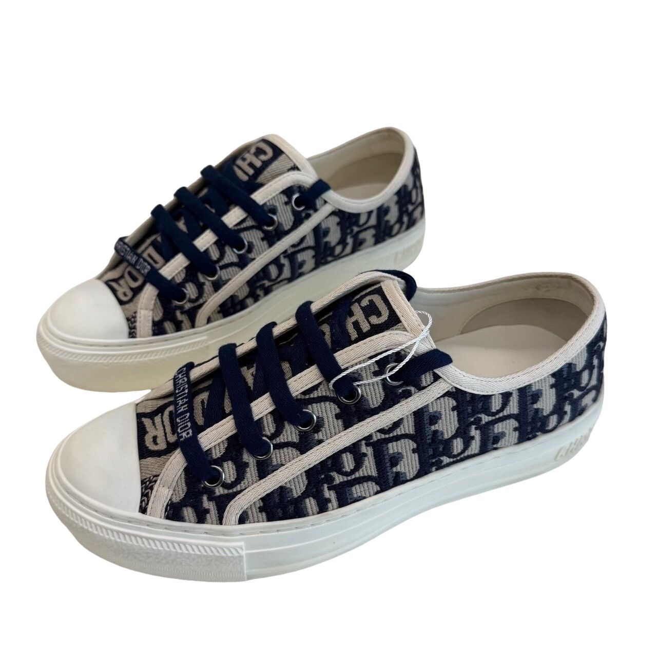 Dior Dior Walk'n'Dior Oblique Low-Top Sneakers Size 37 Size US 7 / IT 37 - 1 Thumbnail