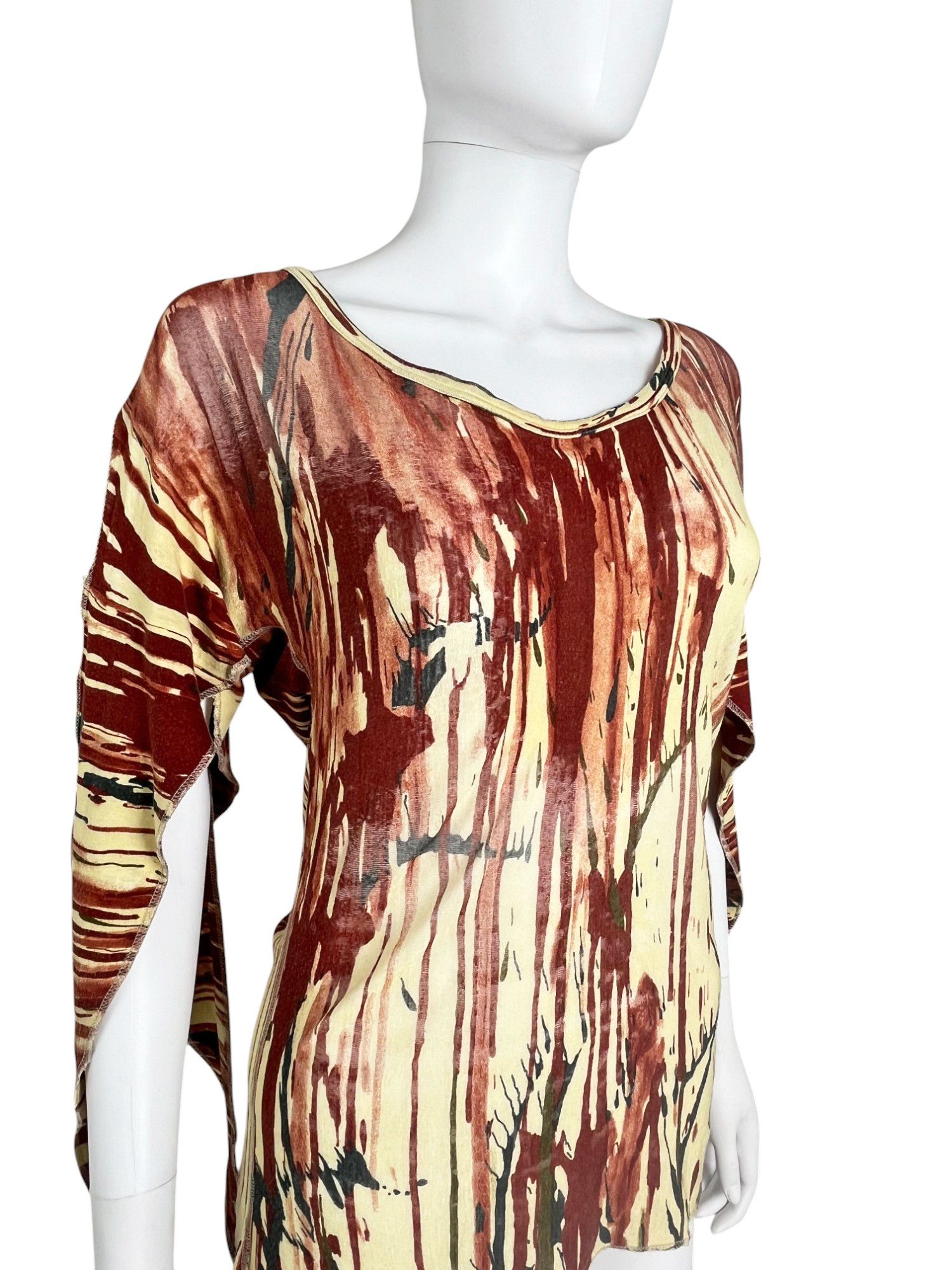 Jean Paul Gaultier F/W 1998 Blood Boat Neck Top Size S / US 4 / IT 40 - 6 Thumbnail