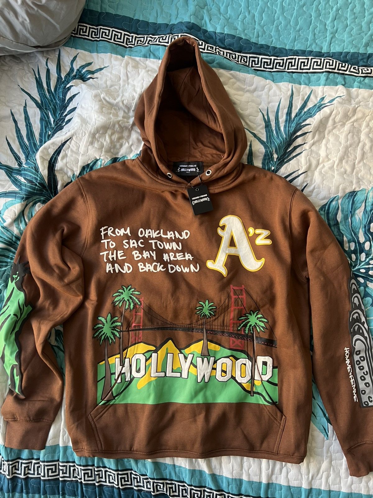 Homme + Femme La Homme + Femme “LA TO NYC” Brown Hoodie. Size US S / EU 44-46 / 1 - 2 Thumbnail