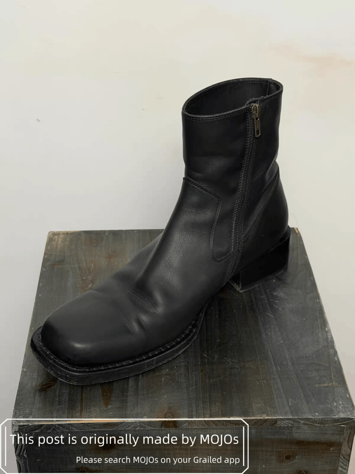Ann Demeulemeester Sz 44 Ann Demeulemeester Square Combat Boots mojos3221 Size US 11 / EU 44 - 7 Thumbnail