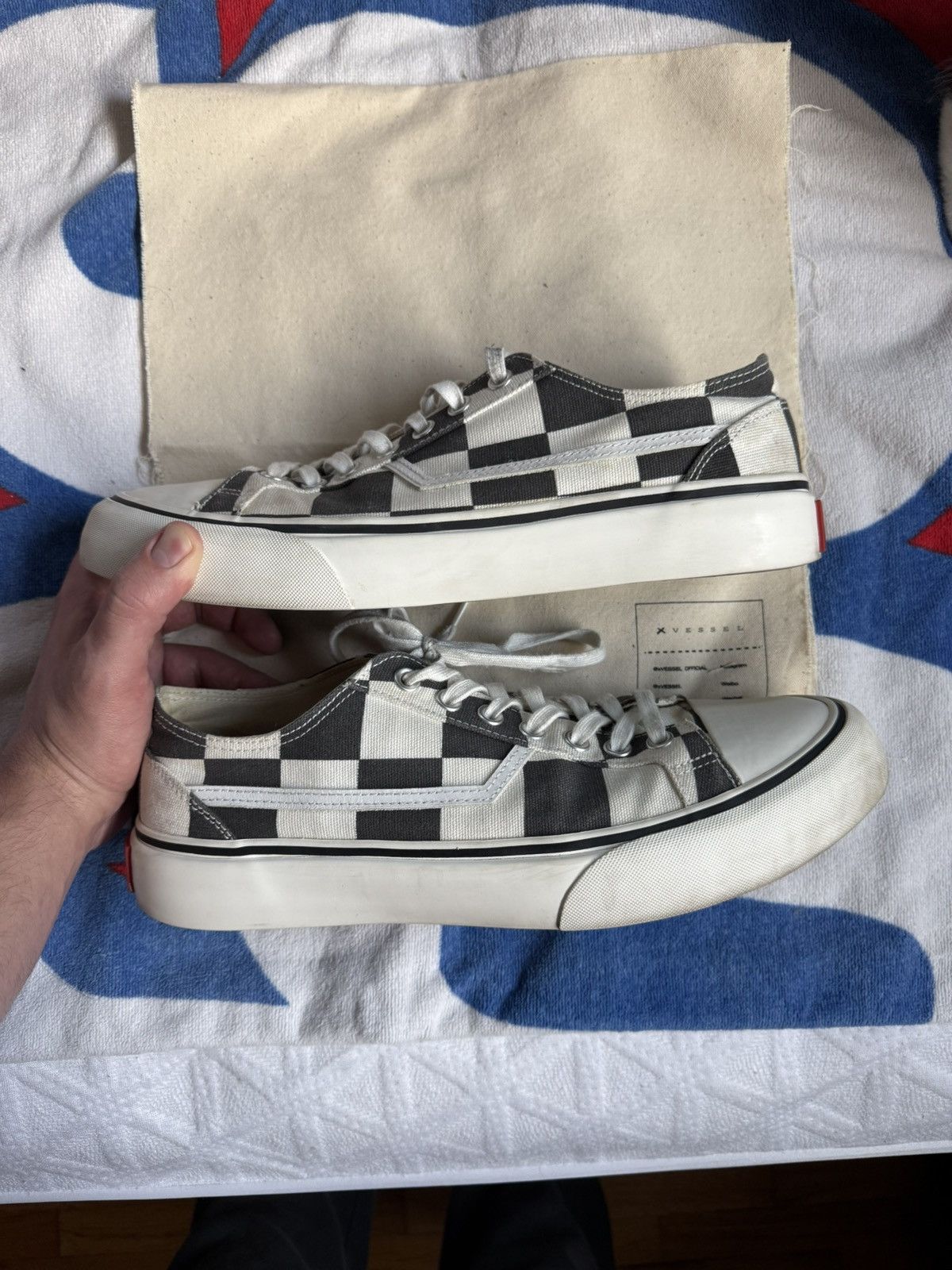 Article No. Article No. Vintage check low top sneakers Size US 11.5 / EU 44-45 - 5 Thumbnail
