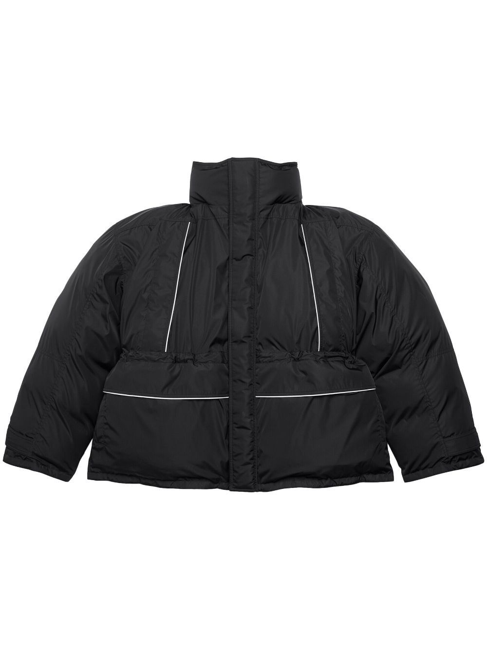 Balenciaga o1w1db10425 Wrap Parka in Black Size US XL / EU 56 / 4 - 1 Thumbnail