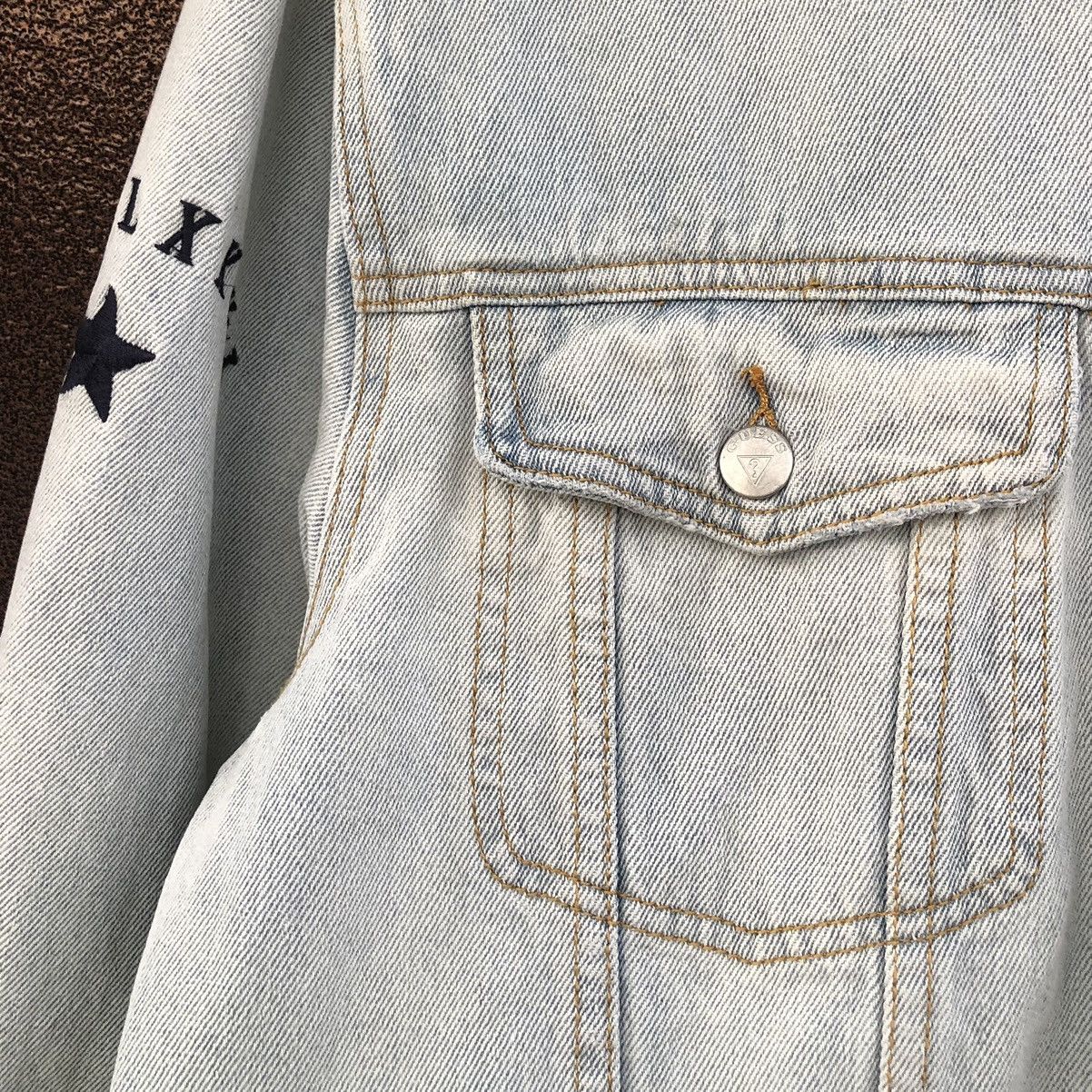 Guess Guess Los Angeles Oversized Vintage Denim Jacket Size US M / EU 48-50 / 2 - 9 Thumbnail