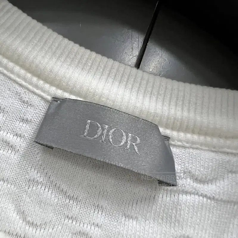 Dior Dior White Logo Cotton Short Sleeve T-Shirt . Size US XS / EU 42 / 0 - 2 Thumbnail
